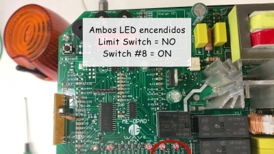 Configuración DIP SWITCH Tarjeta Operadora MEOPAD